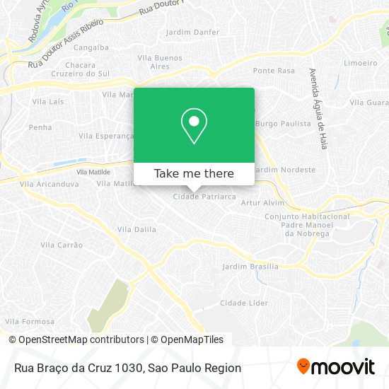 Rua Braço da Cruz 1030 map