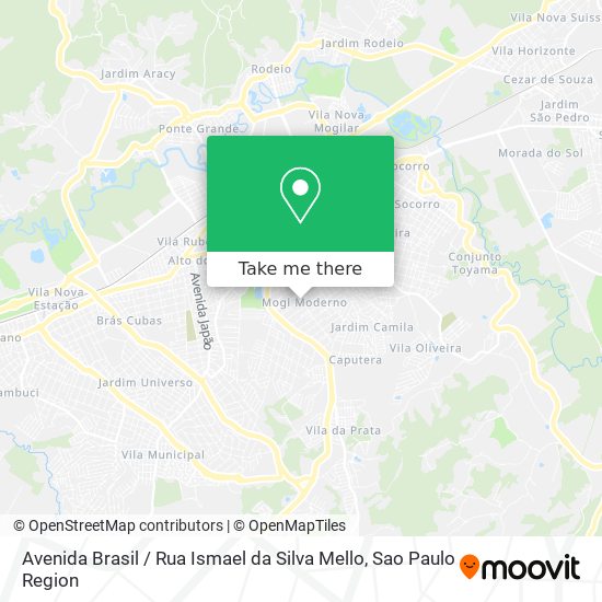 Avenida Brasil / Rua Ismael da Silva Mello map