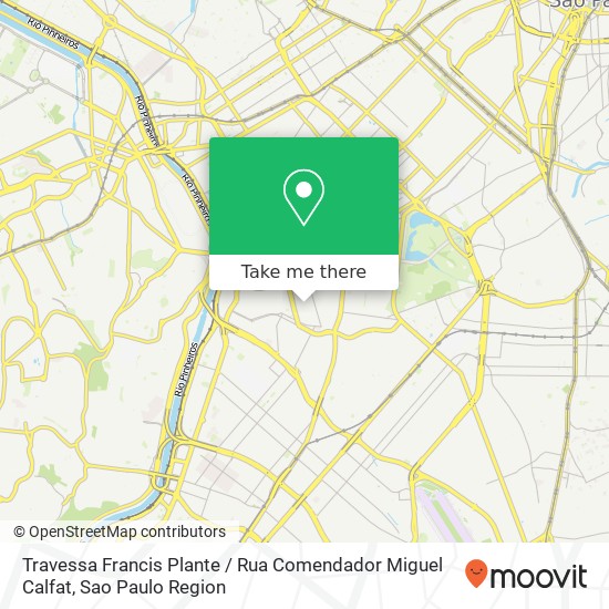 Travessa Francis Plante / Rua Comendador Miguel Calfat map