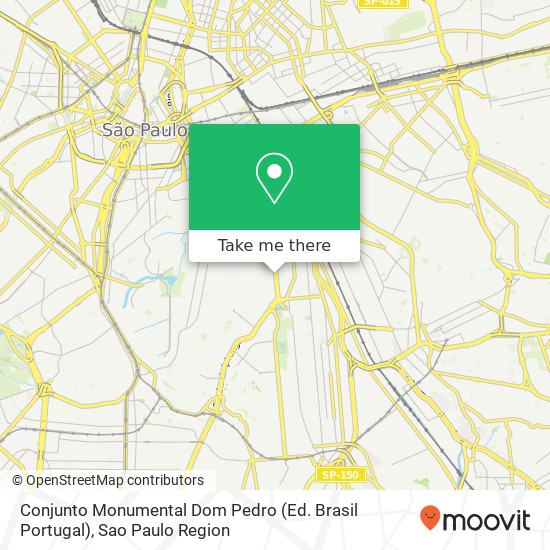 Conjunto Monumental Dom Pedro (Ed. Brasil Portugal) map