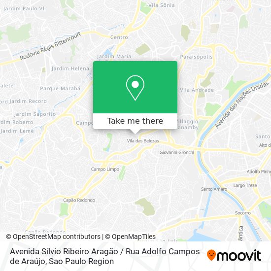 Avenida Sílvio Ribeiro Aragão / Rua Adolfo Campos de Araújo map