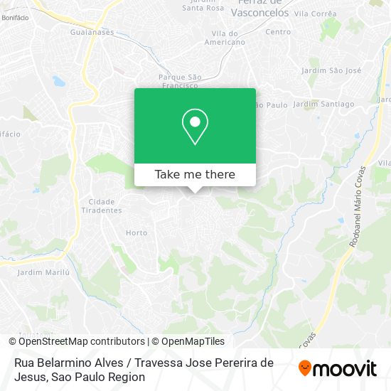 Rua Belarmino Alves / Travessa Jose Pererira de Jesus map