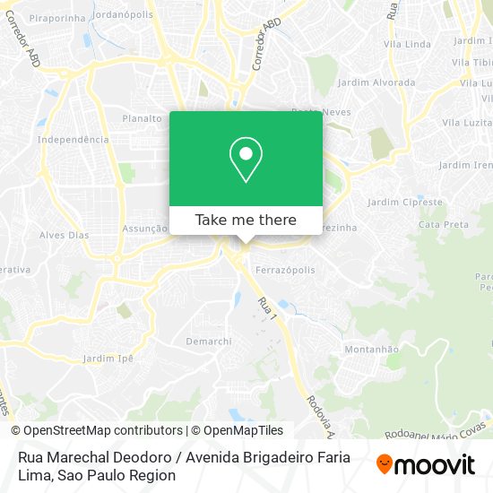 Rua Marechal Deodoro / Avenida Brigadeiro Faria Lima map
