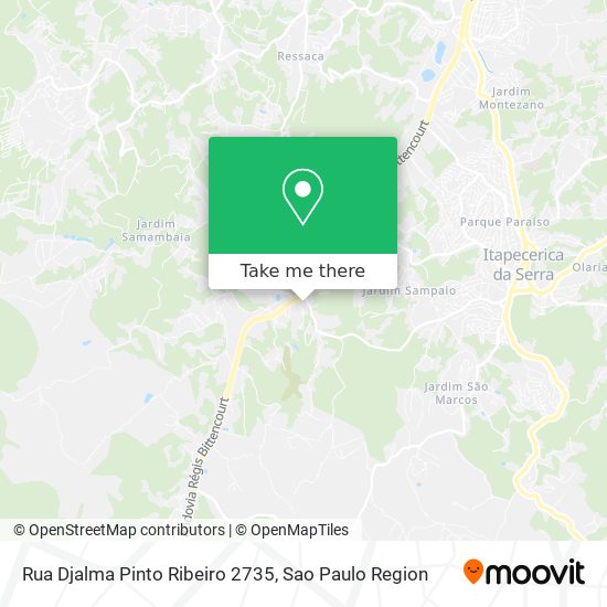 Rua Djalma Pinto Ribeiro 2735 map