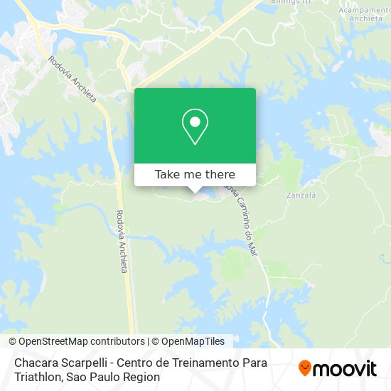 Chacara Scarpelli - Centro de Treinamento Para Triathlon map
