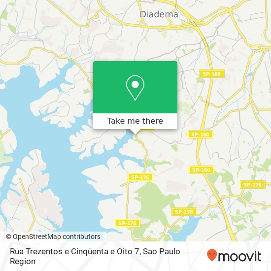 Mapa Rua Trezentos e Cinqüenta e Oito 7