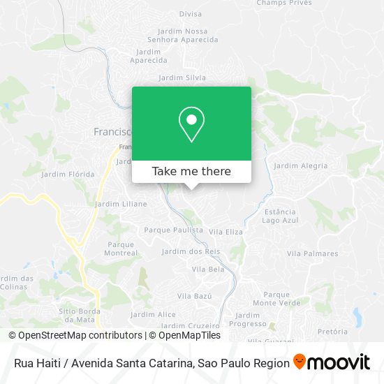 Rua Haiti / Avenida Santa Catarina map