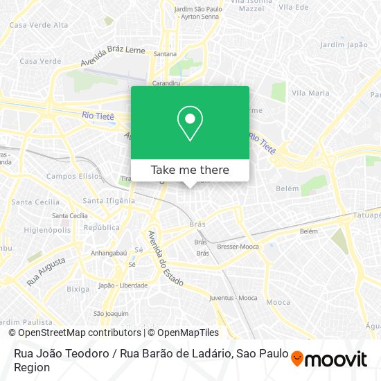 Mapa Rua João Teodoro / Rua Barão de Ladário