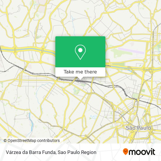 Várzea da Barra Funda map