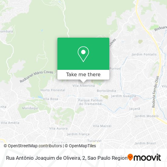 Rua Antônio Joaquim de Oliveira, 2 map