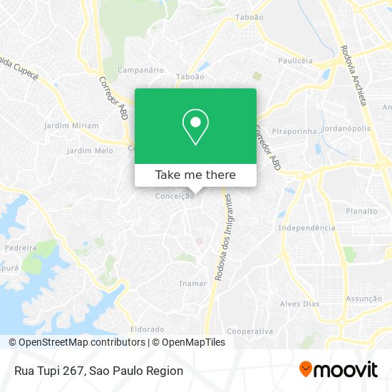 Mapa Rua Tupi 267