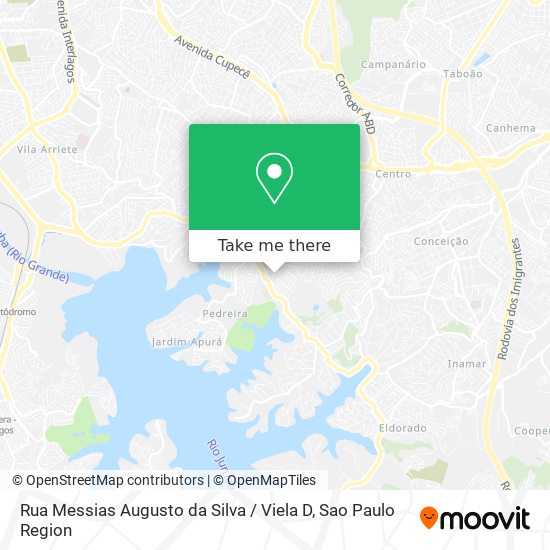 Rua Messias Augusto da Silva / Viela D map