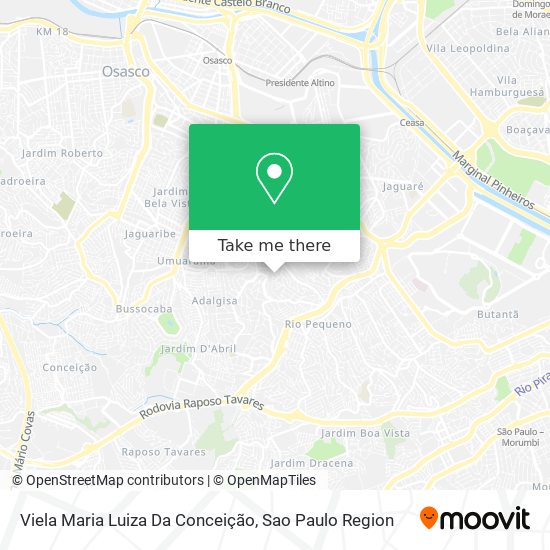 Viela Maria Luiza Da Conceição map