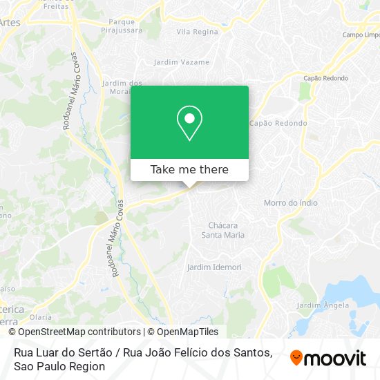 Rua Luar do Sertão / Rua João Felício dos Santos map