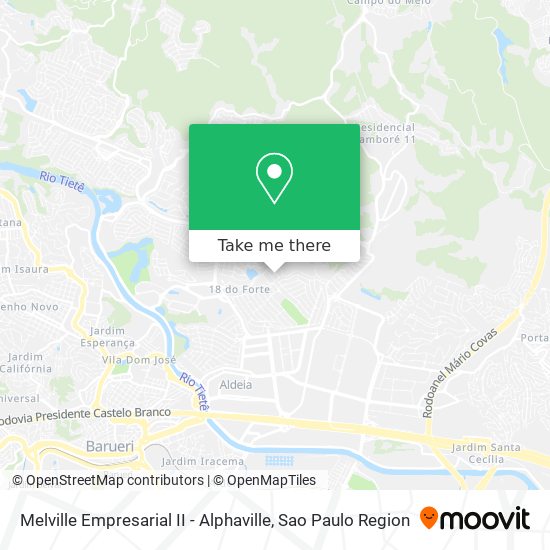 Melville Empresarial II - Alphaville map