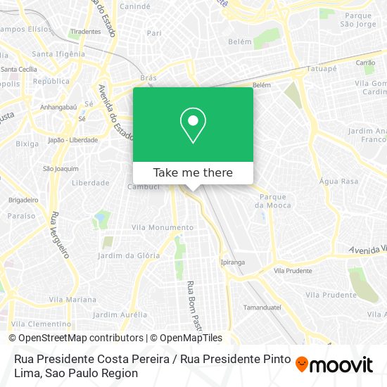 Rua Presidente Costa Pereira / Rua Presidente Pinto Lima map