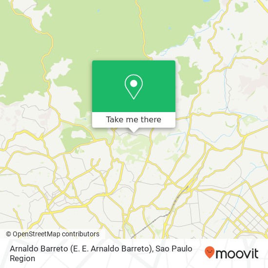 Arnaldo Barreto (E. E. Arnaldo Barreto) map