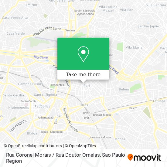 Rua Coronel Morais / Rua Doutor Ornelas map