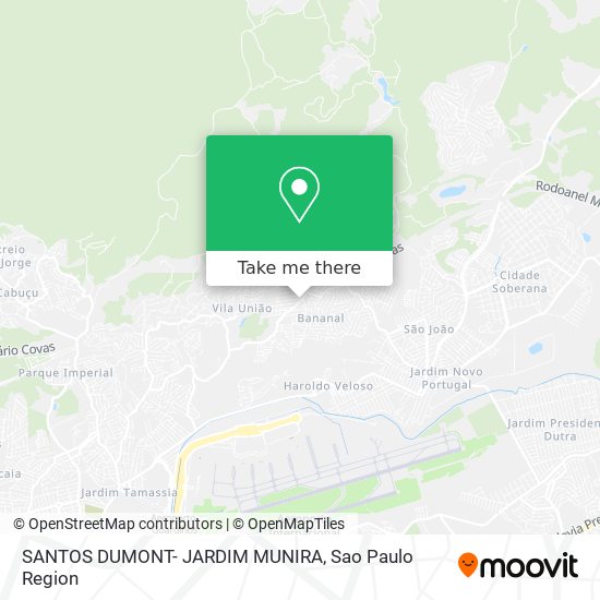 SANTOS DUMONT- JARDIM MUNIRA map