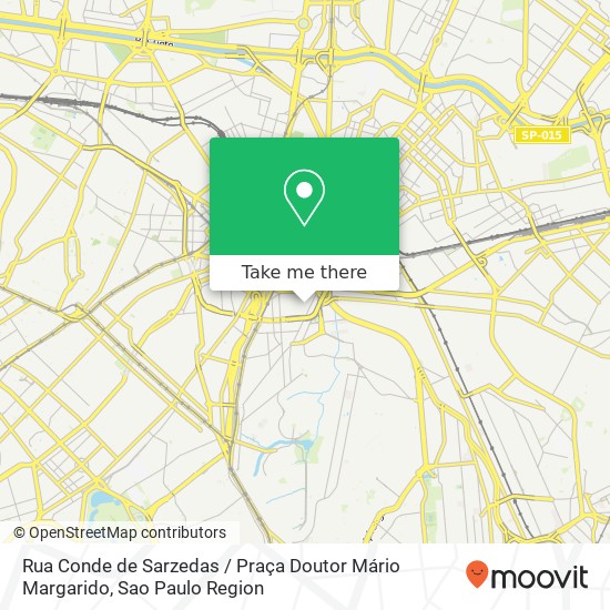 Mapa Rua Conde de Sarzedas / Praça Doutor Mário Margarido