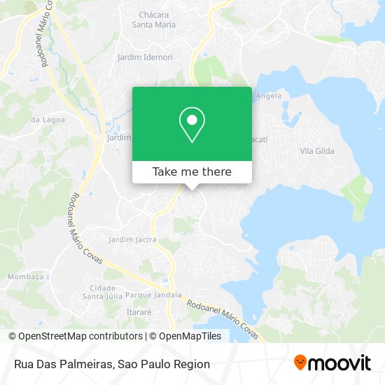 Rua Das Palmeiras map