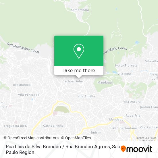 Rua Luís da Silva Brandão / Rua Brandão Agroes map