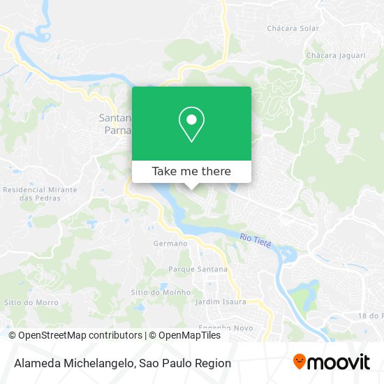 Alameda Michelangelo map