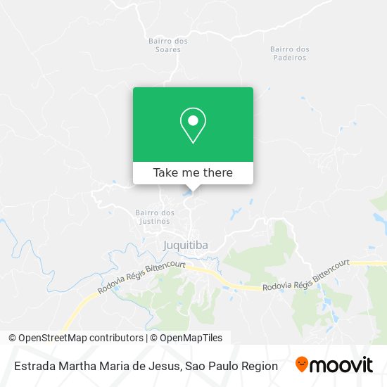 Estrada Martha Maria de Jesus map