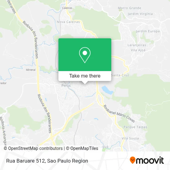 Rua Baruare 512 map