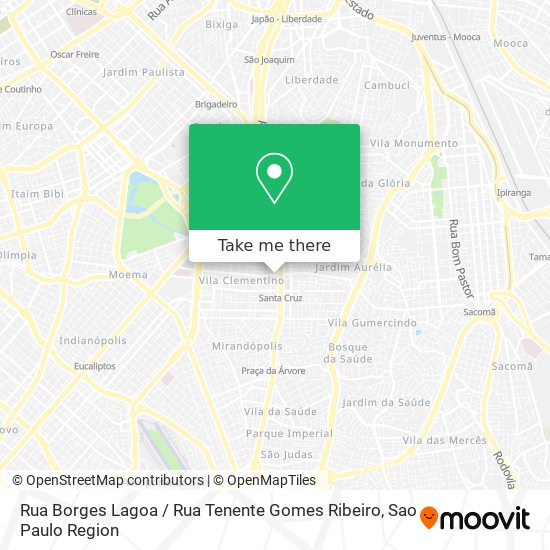 Rua Borges Lagoa / Rua Tenente Gomes Ribeiro map