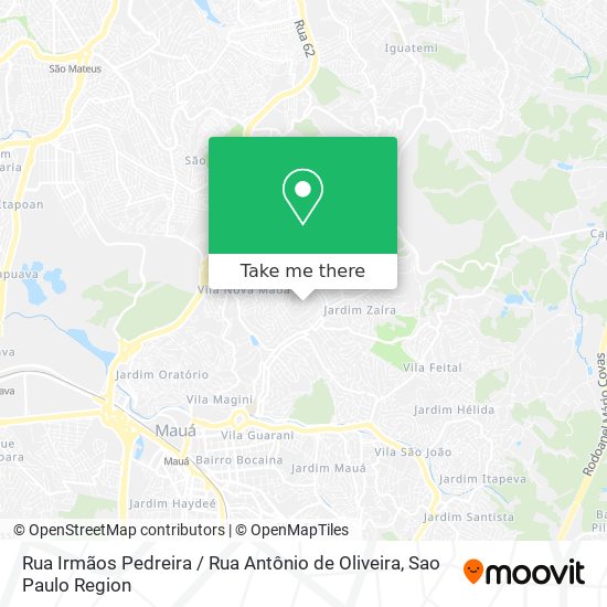 Rua Irmãos Pedreira / Rua Antônio de Oliveira map