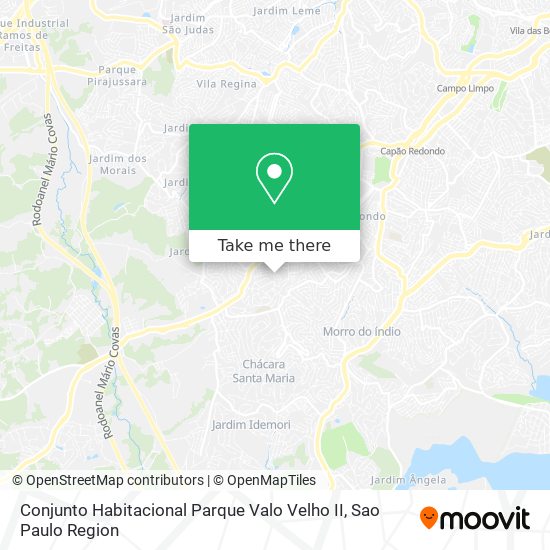 Conjunto Habitacional Parque Valo Velho II map