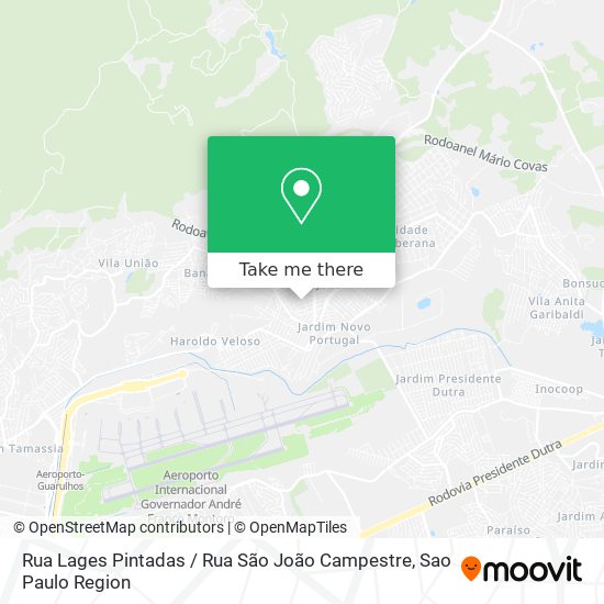 Rua Lages Pintadas / Rua São João Campestre map