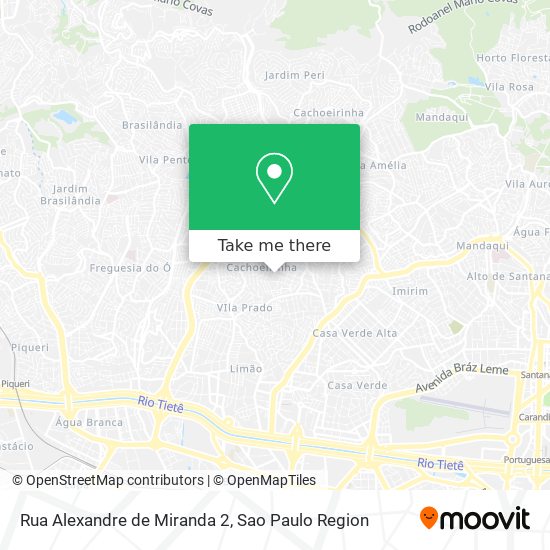 Mapa Rua Alexandre de Miranda 2