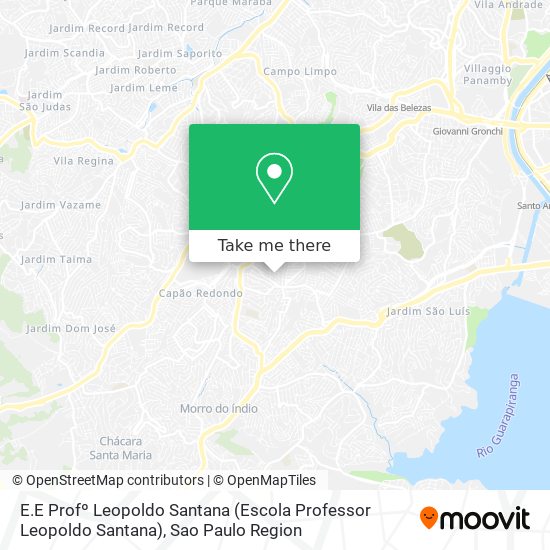 Mapa E.E Profº Leopoldo Santana (Escola Professor Leopoldo Santana)