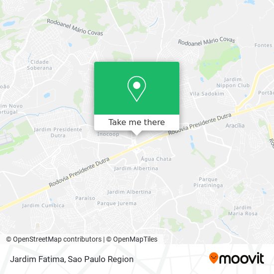 Mapa Jardim Fatima