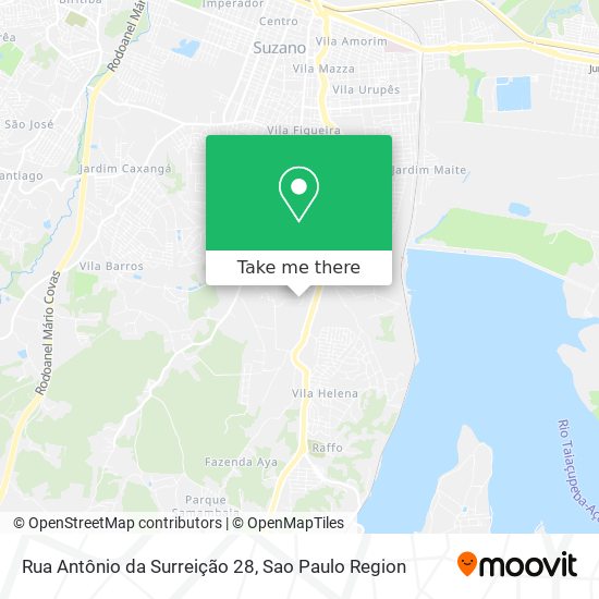 Rua Antônio da Surreição 28 map