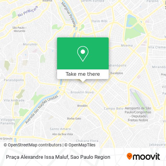 Mapa Praça Alexandre Issa Maluf