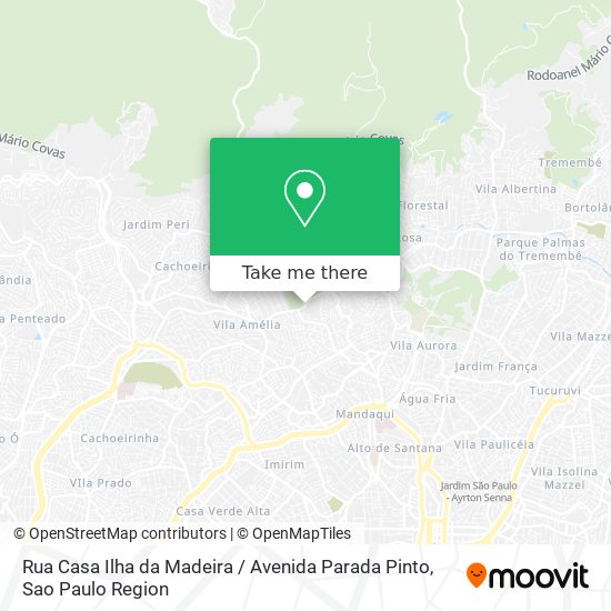 Rua Casa Ilha da Madeira / Avenida Parada Pinto map