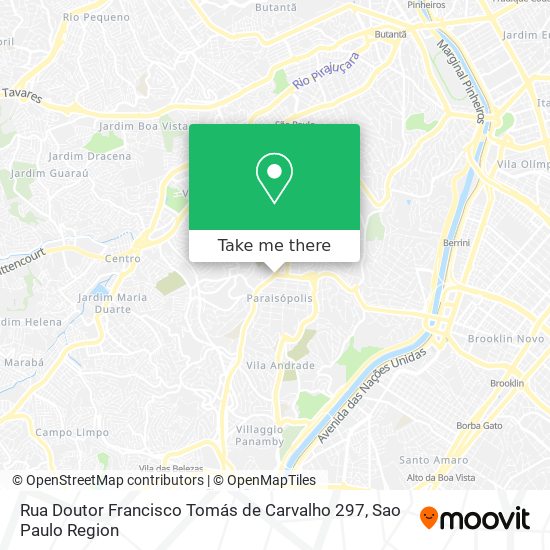 Mapa Rua Doutor Francisco Tomás de Carvalho 297