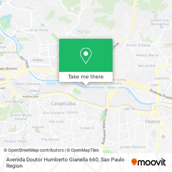 Avenida Doutor Humberto Gianella 660 map