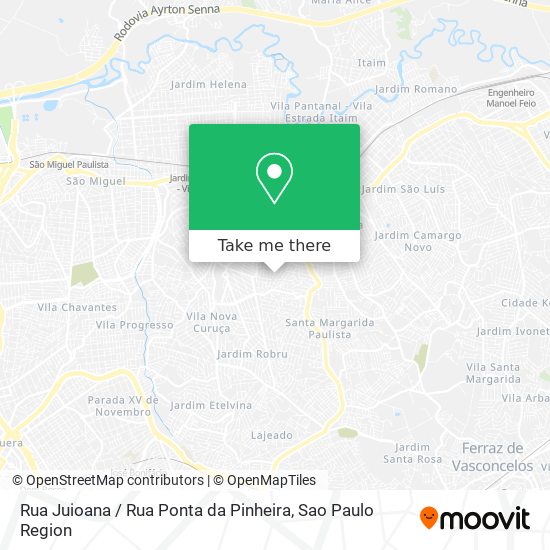 Rua Juioana / Rua Ponta da Pinheira map