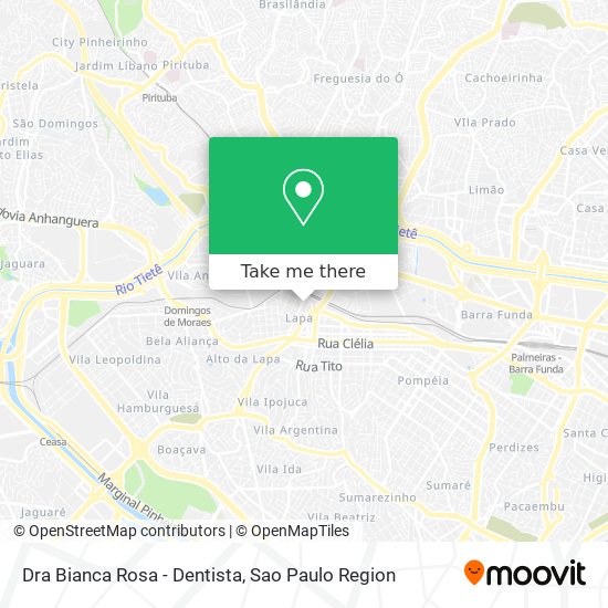 Dra Bianca Rosa - Dentista map