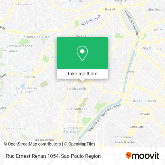 Rua Ernest Renan 1054 map