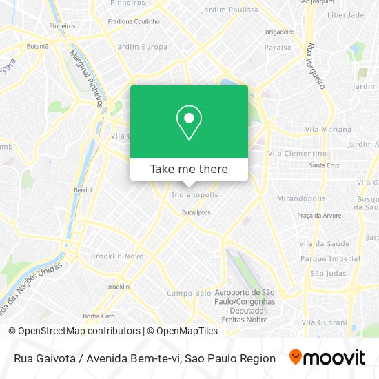 Rua Gaivota / Avenida Bem-te-vi map