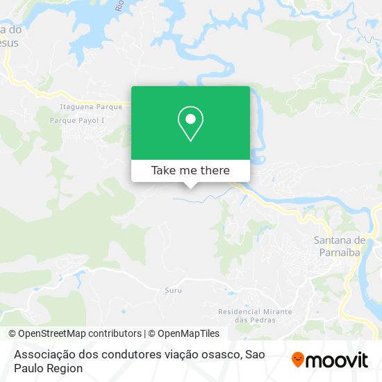 Associação dos condutores viação osasco map