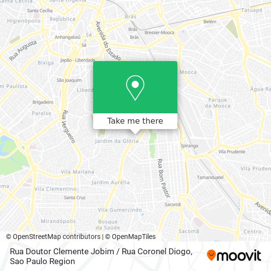 Rua Doutor Clemente Jobim / Rua Coronel Diogo map