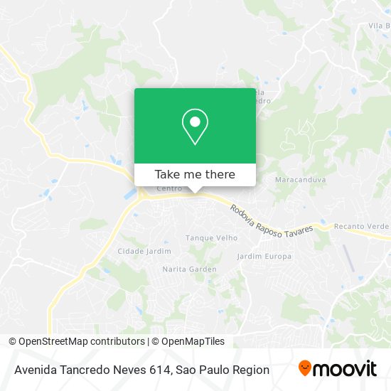 Avenida Tancredo Neves 614 map