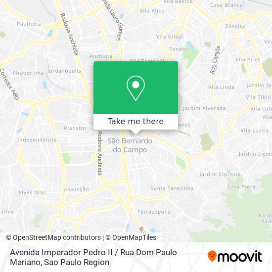 Avenida Imperador Pedro II / Rua Dom Paulo Mariano map