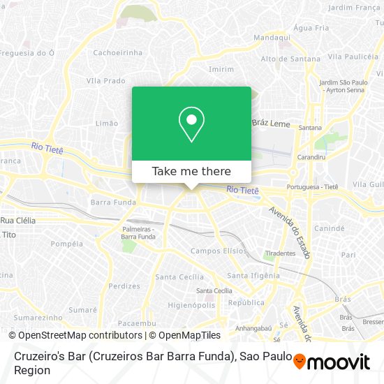 Cruzeiro's Bar (Cruzeiros Bar Barra Funda) map